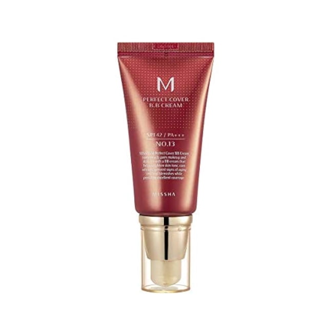 Crema BB Cream Missha M Perfect Cover, 50 ml, para mujer, SPF 42 PA+++ #13, color beige