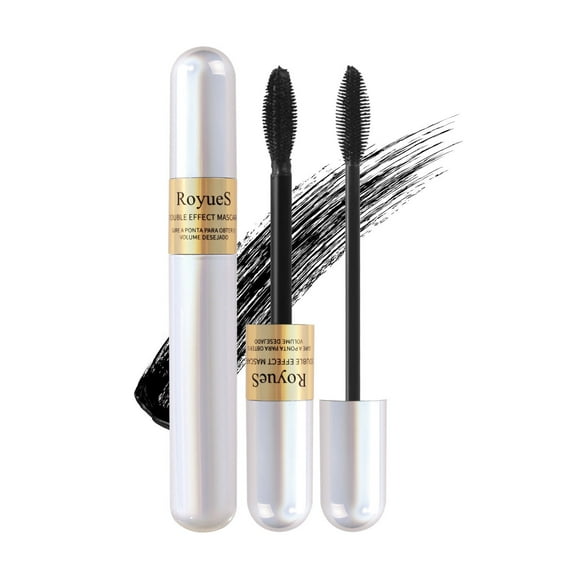 Hauiodp -in-1 Eye 5X Longer Sweatproof Cosmetics Naturally And Thickened No Caking 4D Silk Fiber Eye 8ml