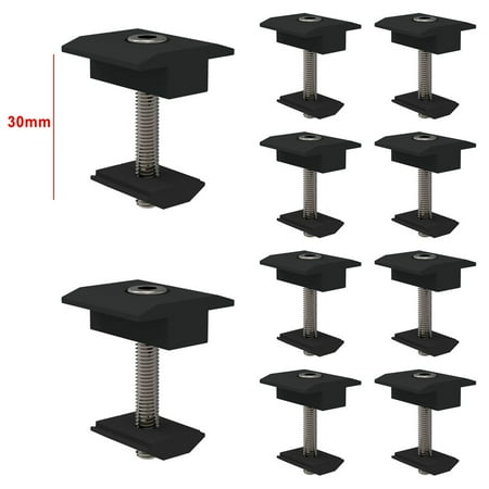 

GYZEE Aluminium Alloy Solar Panel Bracket Photovoltaic Medium Clamps For Framed Panels(30mm)