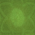 thumbnail image 1 of Ahgly Company Machine Washable Indoor Square Transitional Seaweed Green Area Rugs, 7' Square, 1 of 7