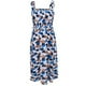 thumbnail image 1 of Vestido bohemio de verano para mujer de Tobrief, con tirantes finos, escote cuadrado, volantes y vaporoso, vestido largo playero, 1 of 7
