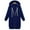 Navy, variant on WXLWZYWL Winter Coats for Women Plus Size Women'S Thickened Medium Length Plush Sweater Women'S Loose And Comfortable Versatile Hooded Jacket