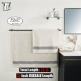 thumbnail image 3 of JQK Double Bath Towel Bar, Oil Rubbed Bronze 36 Inch Stainless Steel Towel Rack for Bathroom, Towel Holder Wall Mount, 39 in Total Length, TB100L36-ORB, 3 of 8