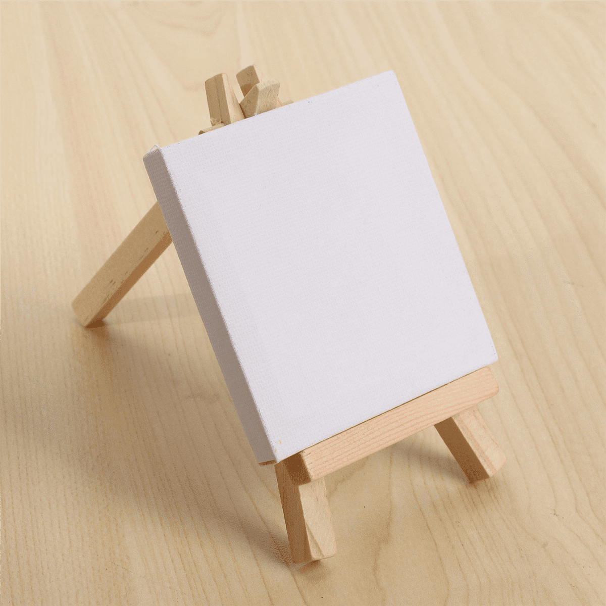 Artists 3 Inch X3 Inch Mini Canvas & 5 Inch Mini Easel Set Painting Craft Drawing Set 72 Mini Canvases & 72 Mini Easels