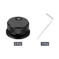 thumbnail image 3 of Uxcell 2PCS Aluminium Potentiometer Knobs 1/4"x1.5", Volume Tone Control Knobs, Black, 3 of 7