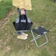 thumbnail image 3 of Pesca Aparejos Mochila Bolsa Camping Taburete plegable Asiento Silla para hombres Gris negro Cola Taburete de pesca, 3 of 8