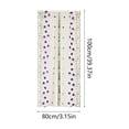 thumbnail image 3 of Rod Pocket Scalloped Floral Embroidered Sheer Curtain,Tie Up Light Filtering Balloon Window Drape for Bedroom,Living Room,Kitchen,Cafe Decor, 3 of 6