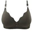 thumbnail image 2 of Plus Size Push Up Bras for Women - Underwire Support, Hide Back Fat Smoothing, Padded T-Shirt Bra for Everyday Gray 36, 2 of 6