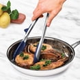 thumbnail image 5 of Tovolo Tip Top Tongs, Easy-Grip Kitchen Tongs for Cooking With Silicone Tips, Easy Locking Mechanism, Cooking Utensil With Resting Foot, Heat-Resistant & BPA-Free Silicone Tips, Deep Indigo, 5 of 6