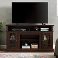 thumbnail image 2 of PAPROOS TV Stand for 65 Inch TV, Farmhouse Entertainment Center with 2 Doors & Adjustable Shelves, TV Console Table Media Console Cabinet for Living Room, Espresso, 2 of 6