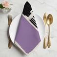 thumbnail image 2 of Purple Black Cloth Napkins, Farmhouse Striped Modern Abstract Art Washable and Reusable Dinner Napkins Set of 8, Table Napkin for Kitchen Party Birthday Wedding Hotel Housewarming 20"x20", 2 of 9