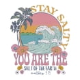 thumbnail image 2 of Camiseta cristiana "Stay Salty", camisetas con estampado "Salty" para playa, camisetas de manga corta con versículos bíblicos, camiseta de Jesús, camiseta playera, camiseta "Salty", camiseta cristiana, 2 of 7