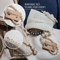 thumbnail image 3 of Organic Cotton Reusable Produce Bags - Small 5x6-12 Pcs Biodegradable Eco-Friendly Bulk Bin Bags for Food - Cloth Bags - Fruit Vegetable Storage - Drawstring Pouch - Produce Linen Bag, 3 of 8