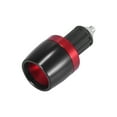 thumbnail image 5 of 2pcs Red Universal 18mm Motorcycle Handlebar End Caps Plug CNC Aluminum Alloy, 5 of 6