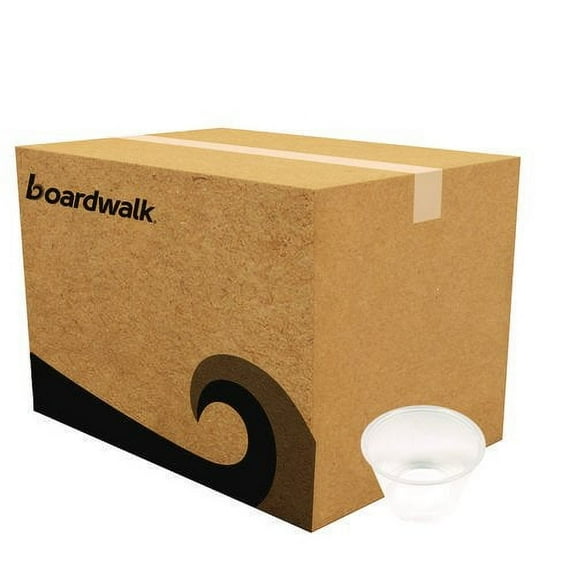 Boardwalk® Souffle/Portion Cups, 4 oz, Translucent, 2,500/Carton