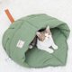 thumbnail image 3 of Nido de gato de algodón suave para mascotas, cojín para dormir de invierno, cama cálida para interiores Likrtyny Mascotas, 3 of 9