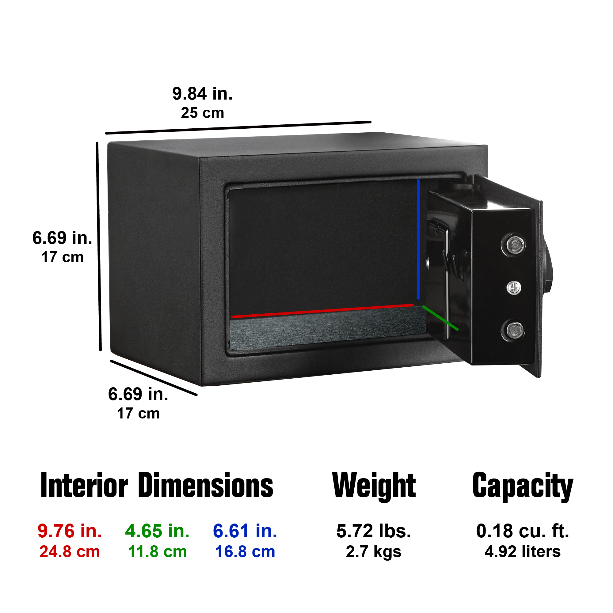 Pen+Gear Small Digital Safe with Electronic Lock photo 7