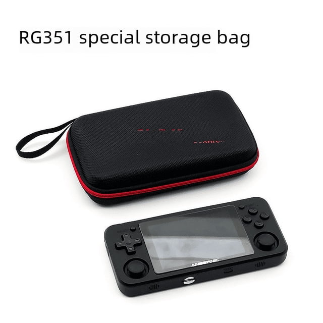 Bolsa de almacenamiento para consola de juegos RG351P RG 556 405M Bolsa de almacenamiento para accesorios RG35XX/VS Película templada