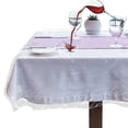 thumbnail image 1 of Heavy-Duty Deluxe Crystal Clear Vinyl Tablecloth Protector 60" x 120" - Oblong, 1 of 10