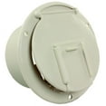 thumbnail image 2 of JR Products 370-1-A Round Electrical Cable Hatch - Colonial White, 2 of 2