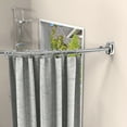 thumbnail image 3 of Misounda Curved Shower Curtain Rod Rustproof Expandable Stainless Steel Adjustable Telescopic Shower Rod for Bathroom, Bathtub, Cloakroom, Dressing Room,Etc. (Curved Shape, 43-71 inch), 3 of 9