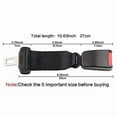 thumbnail image 5 of 1/2PCS Car Safety Belt 23CM Seat Belt Extension Plug Buckle Seatbelt Clip Adjustable Extender Child Universal Lengthening, 5 of 9