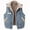 ZB-Coffee, variant on Meichang Womens Fleece Lined Denim Jackets Button Down Sherpa Thermal Jacket Comfy Long Sleeve Coats Winter Soft Outerwear Jacket with Hood