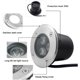 thumbnail image 1 of Foco empotrable led para exterior 2 PACK 3W IP65 Foco empotrable led Terraza redonda 270 Lumen Lámpara de iluminación de jardín exterior, para Garden Path Yard Garage, AC85-265V Blanco cálido LingWen 8390606998361, 1 of 1
