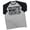 T-Shirt Heather Grey, variant on GYMISH Raglan You Either Want It or You Don’t Workout T-Shirt for Men – Motivational Gym Shirt, Funny Fitness Tee, Heather Grey, Small