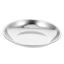 Hemoton Stainless Steel Tea Bag Dish For Tea Bag Storage, Round Tea Bag Plate Tea Bag Holder Decorative Coaster Metal Tea Bag Holder For Table