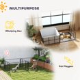 thumbnail image 4 of PawHut Whelping Box for Dogs, 7 Panel Pet Playpen with Pee Pads, 4 of 10