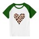 thumbnail image 3 of Blusas y camisas de manga corta con cuello redondo para niños y niñas, blusa de manga corta con estampado de cuello redondo, 3 of 7
