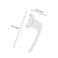 thumbnail image 2 of OFFIGAM Locking Door Handle with Key Two-End Lever Lock 1Set Zinc Alloy Suitable Thickness 56-64mm, 2 of 8