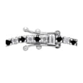 thumbnail image 2 of Pompeii 3ct Black & White Diamond Tennis Bracelet 7" 14K White Gold (K-L-I2,I3) (G/H,I1), 2 of 5