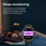 Rainbuvvy GT55 2.01 Inch Smart Watch Portable Bluetooth Headset IP67 Support Android 5.0/iOS 9 Compatible Sports Watch Silver
