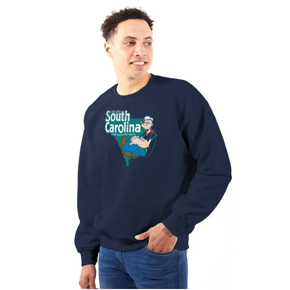 Popeye Relax in South Carolina SC Sweatshirt for Men or Women Brisco Brands S