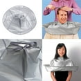 thumbnail image 3 of Happydeer Foldable Breathable Adult Salon Barber Hair Cutting Cloak Umbrella Cape Cloth, 3 of 3