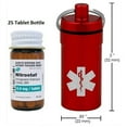 thumbnail image 4 of Waterproof Aluminum Pill Box Pill Case Container Bottle Holder Keychain New Hot, 4 of 9