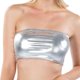 thumbnail image 5 of Top Bandeau para mujer Camisola Traje de baño Color sólido para Festival de música Escenario Danza del vientre Traje de club Argén Baoblaze Top de tubo de mujer, 5 of 7