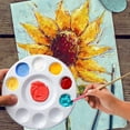 thumbnail image 3 of 5 Piezas Paleta de Pintura Redonda Suministros de Arte ER, 3 of 5
