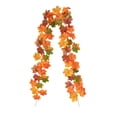thumbnail image 2 of Vrorvz Artificial Maple Leaf Rattan Decoration for Halloween Decorations Indoor with Realistic Texture Elegant Curves And Long Lasting Material for Home and Office Decor 78.7in Orange, 2 of 6