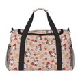 thumbnail image 1 of Balery Christmas Gnomes Santa Claus Bolsa de Gimnasio para Mujeres, Bolsa de Viaje con Bolsillo Húmedo, Bolsa de Fin de Semana para Mujeres, Bolsa de Viaje Resistente al Agua, 1 of 7