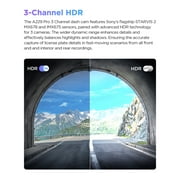VIOFO A229 Pro 3 Channel 4K HDR Dash Cam, Dual STARVIS 2 Sensors, 4K+2K+1080P Front Inside and Rear, 5GHz WiFi, GPS, Voice Control, Parking Mode, Support 512GB Max