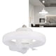 thumbnail image 5 of Luz De Ventilador De Techo Giratoria De 360 ​​​​grados, Potente Lámpara De Ventilador LED Ajustable E27 3000K-6500K Ajustable 3 Velocidades 48W Soplado Uniforme 85-265V Para, 5 of 7