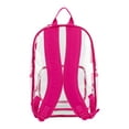 thumbnail image 5 of Eastsport Unisex Spark Clear 16" Backpack, Fiery Pink, 5 of 8