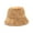 Khaki, variant on Summer Womens Bucket Hat Men Caps Solid Winter Thermal Windproof Fisherman For For Girls Sun Hats