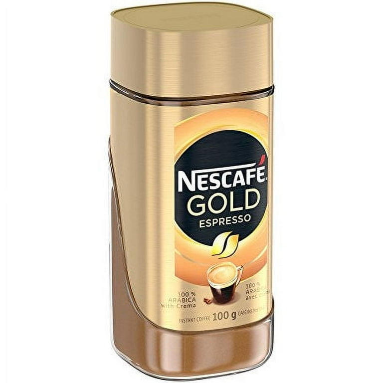 NESCAFÃ‰ Gold Espresso Instant Coffee, 100g Jar, Arabica Blend