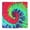Flare, variant on CTM Bright Tie Dye Print Bandana