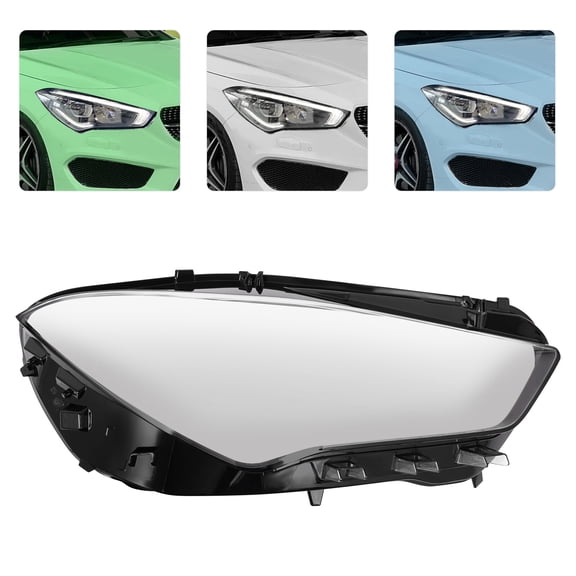 Headlight Lens Cover for 2020-2023 Mercedes-Benz CLA W118 CLA180 CLA200 CLA250