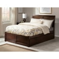 thumbnail image 2 of Portland Queen Bed with Footboard and Twin Extra Long Trundle in Walnut, 2 of 8
